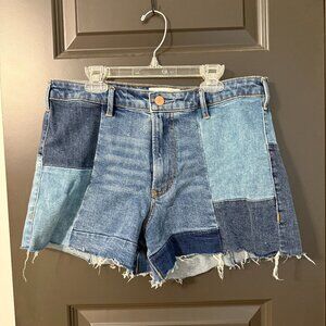 Dear John Patchwork Denim Shorts